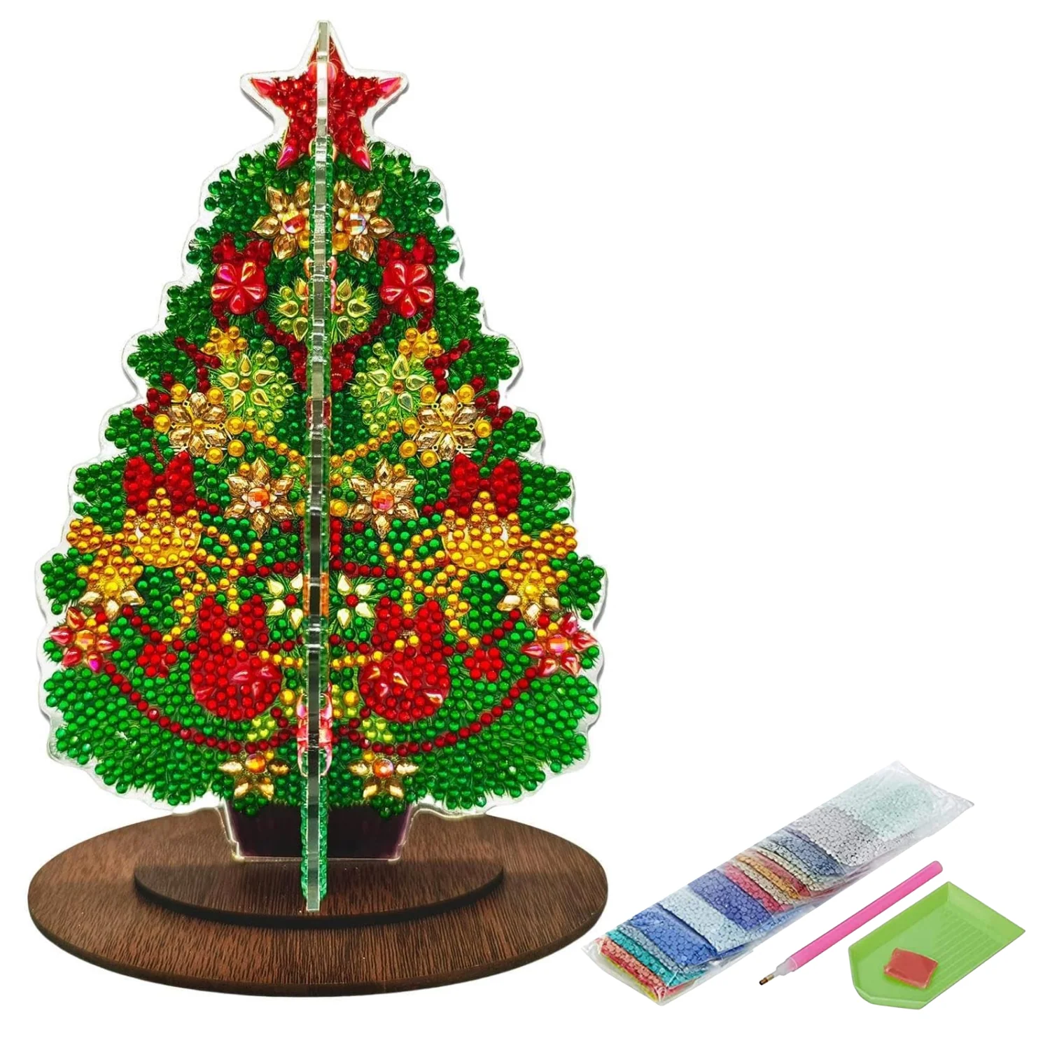 Árbol de navidad - Pintura con diamantes - Image 2