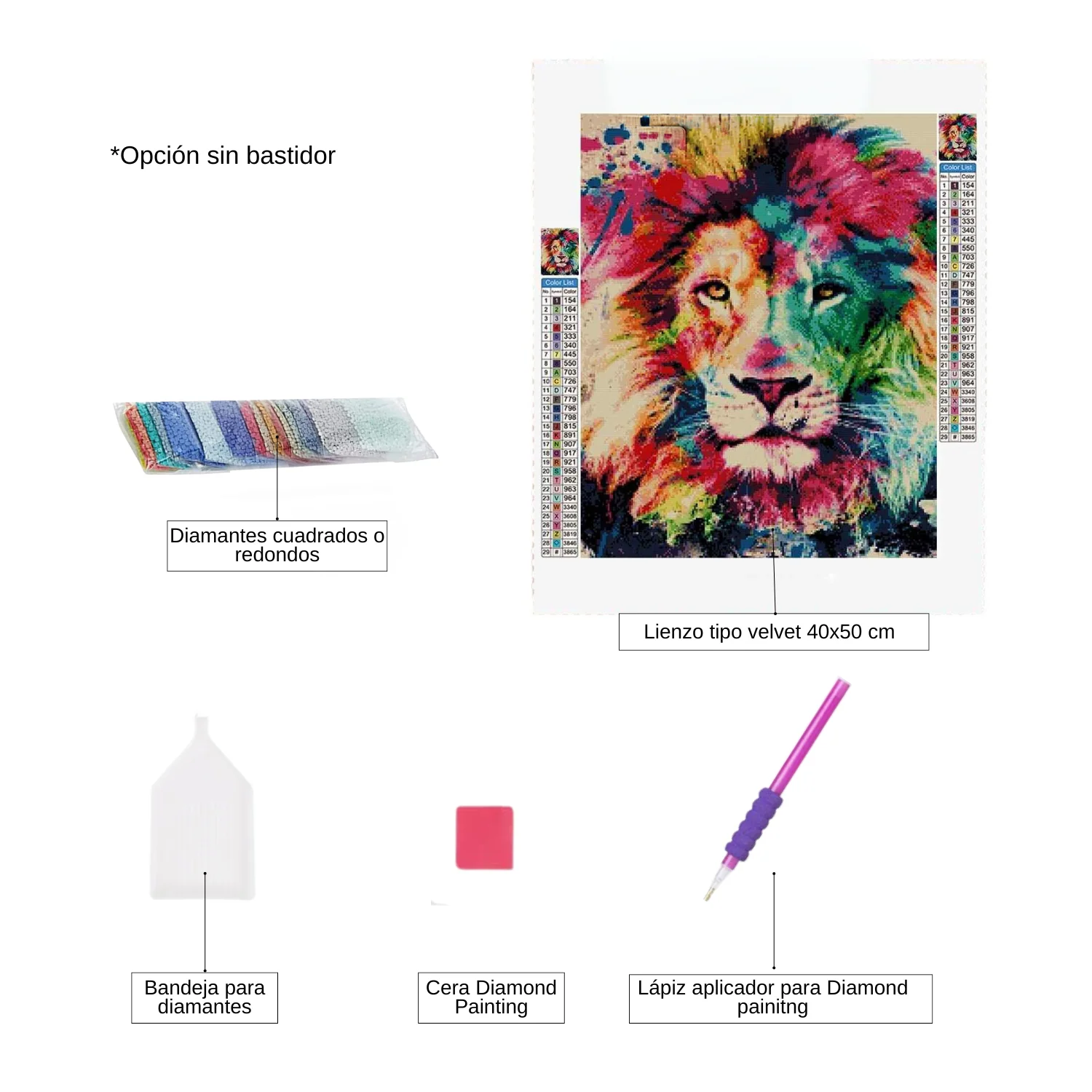 Diamond Painting - PERSONALIZADO - Pintura Con Diamantess 40x50 - Image 3