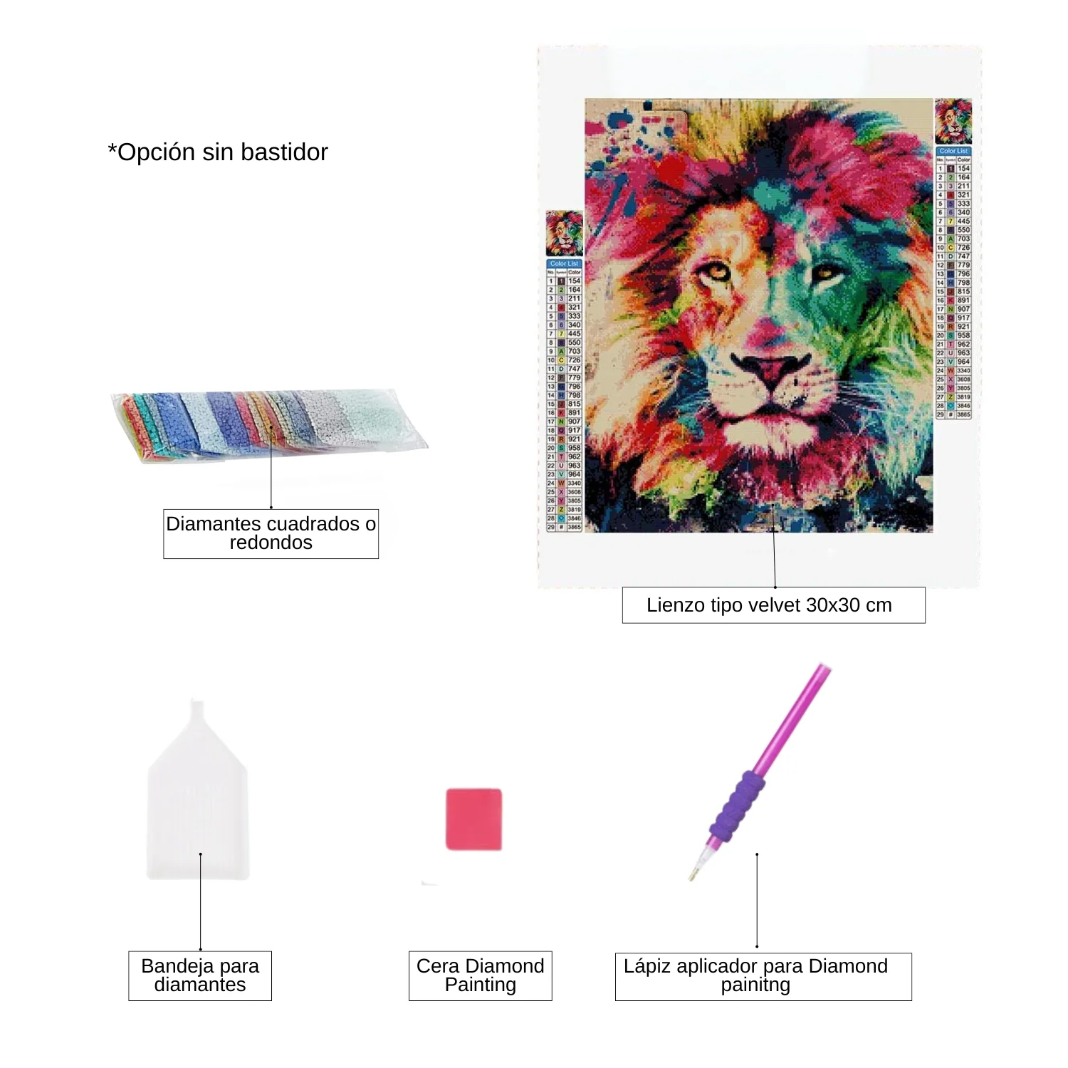 Diamond Painting - PERSONALIZADO - Pintura Con Diamantes 30x30cm - Image 3
