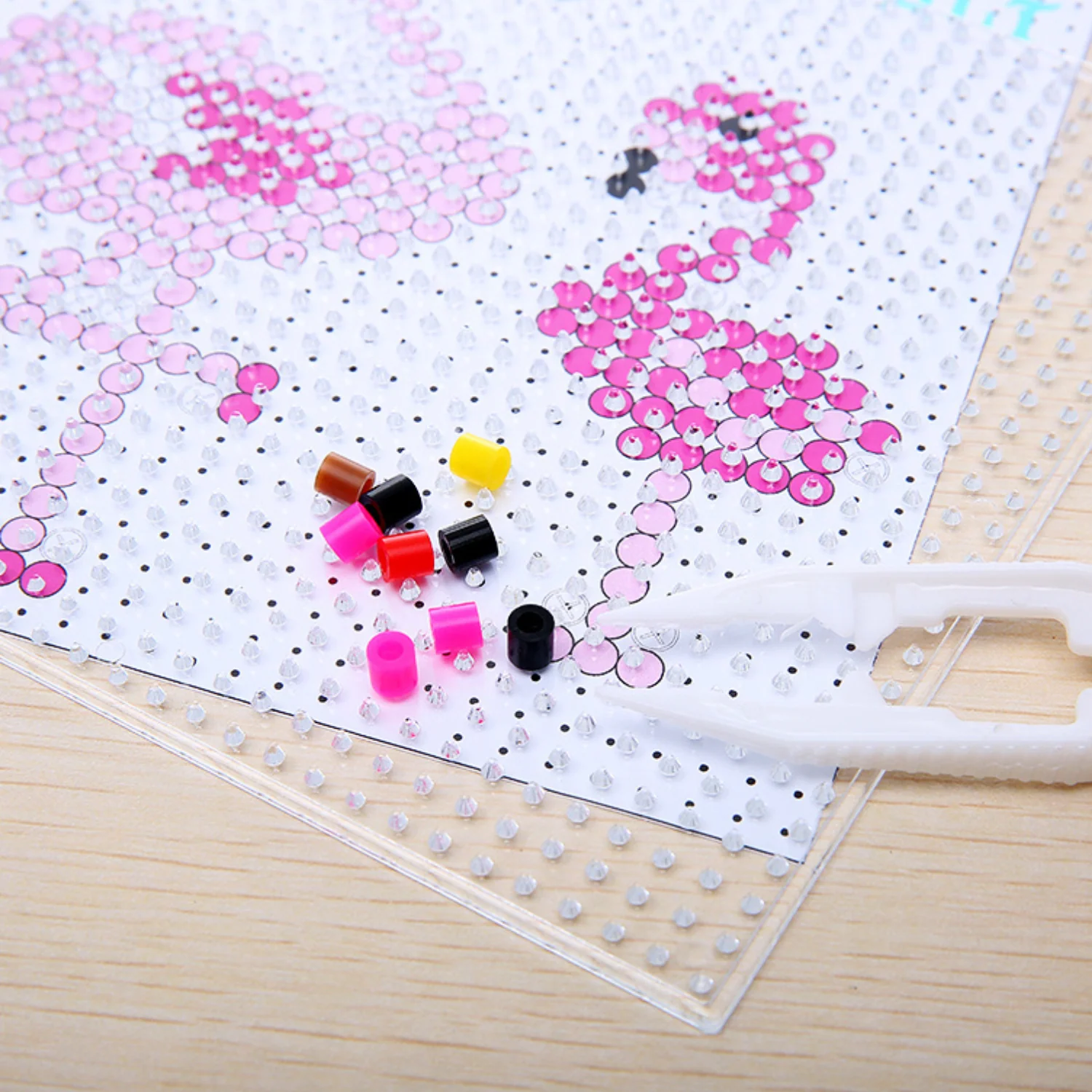 Fuse Beads- Kit para pulseras y collares - flamingos - Image 3