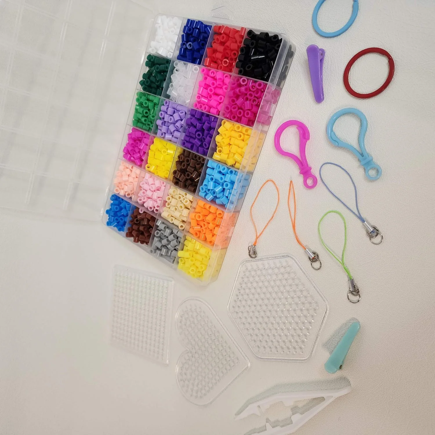 Fuse Beads - Perler Beads - set 24 colores 3 tableros y acce - Image 4