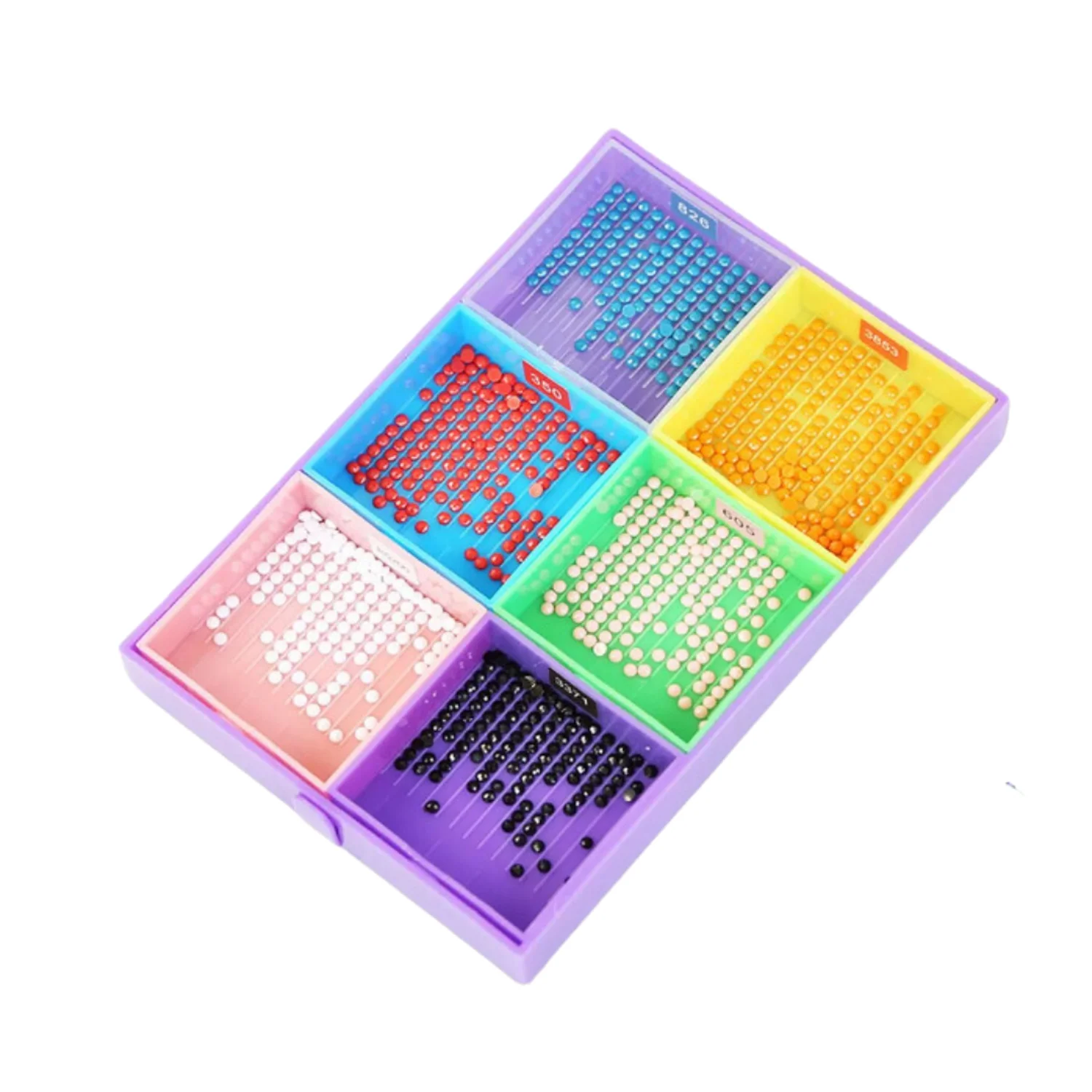 Kit 7 bandejas cuadradas para Diamond painting - Image 4