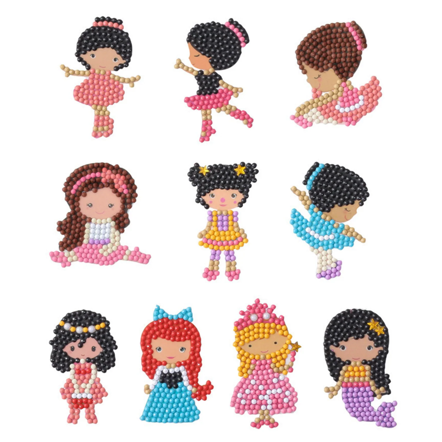 Kit Sticker pintura diamantes - Princesas y alas - Image 2