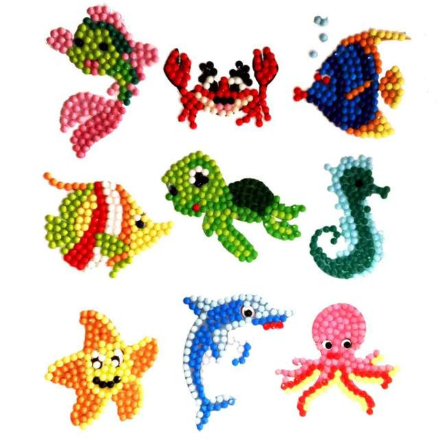 Kit Stickers pintura con diamantes - Animales II - Image 3