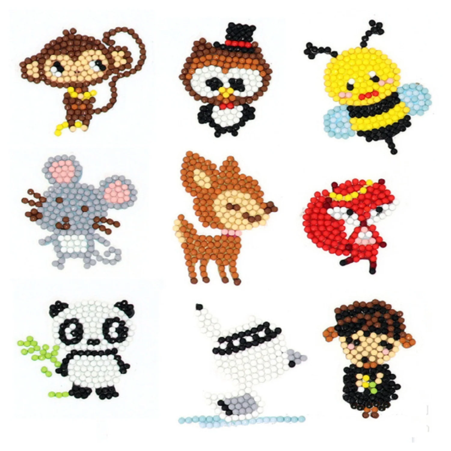 Kit Stickers pintura con diamantes - Animales II - Image 4