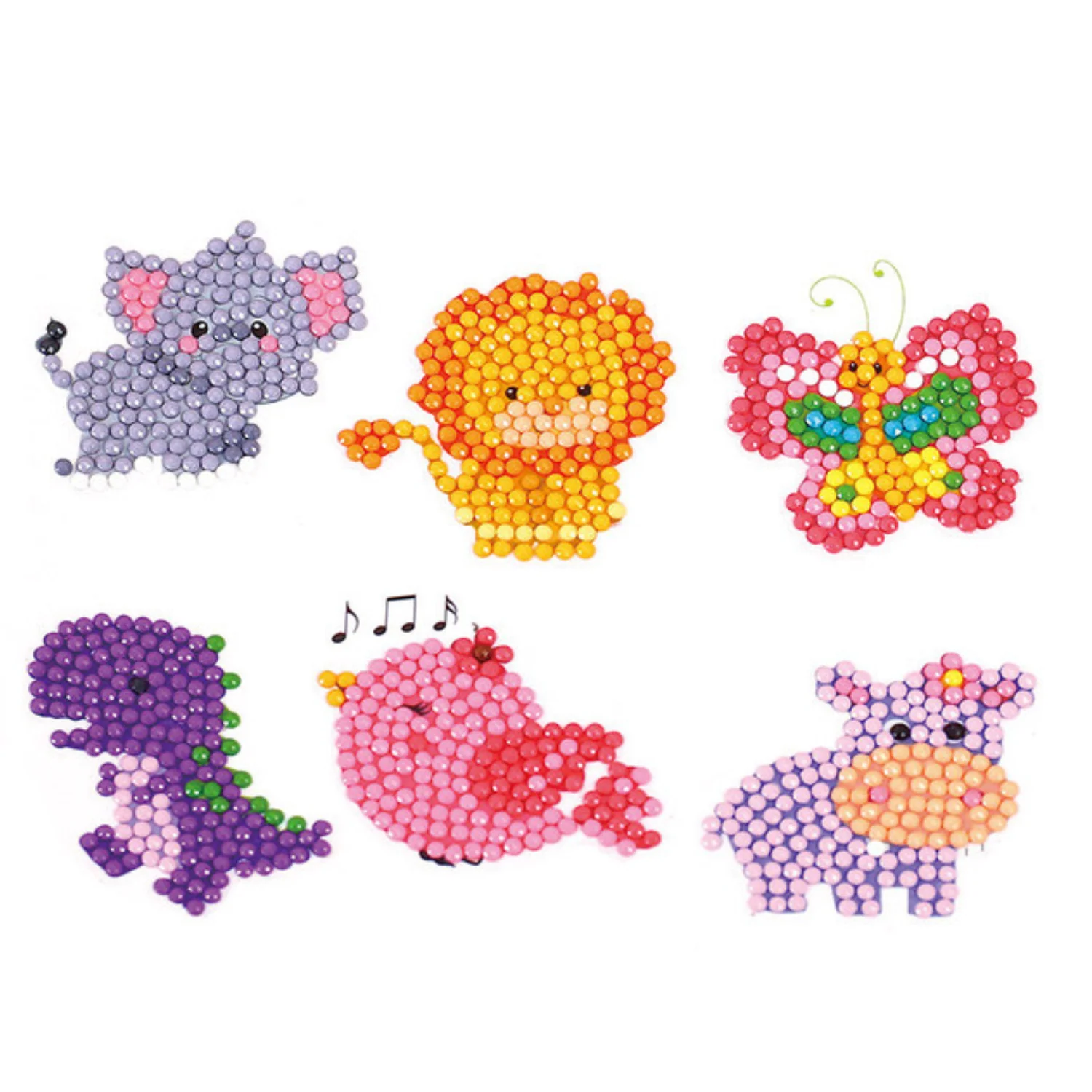 Kit Stickers pintura con diamantes - Animales II - Image 5