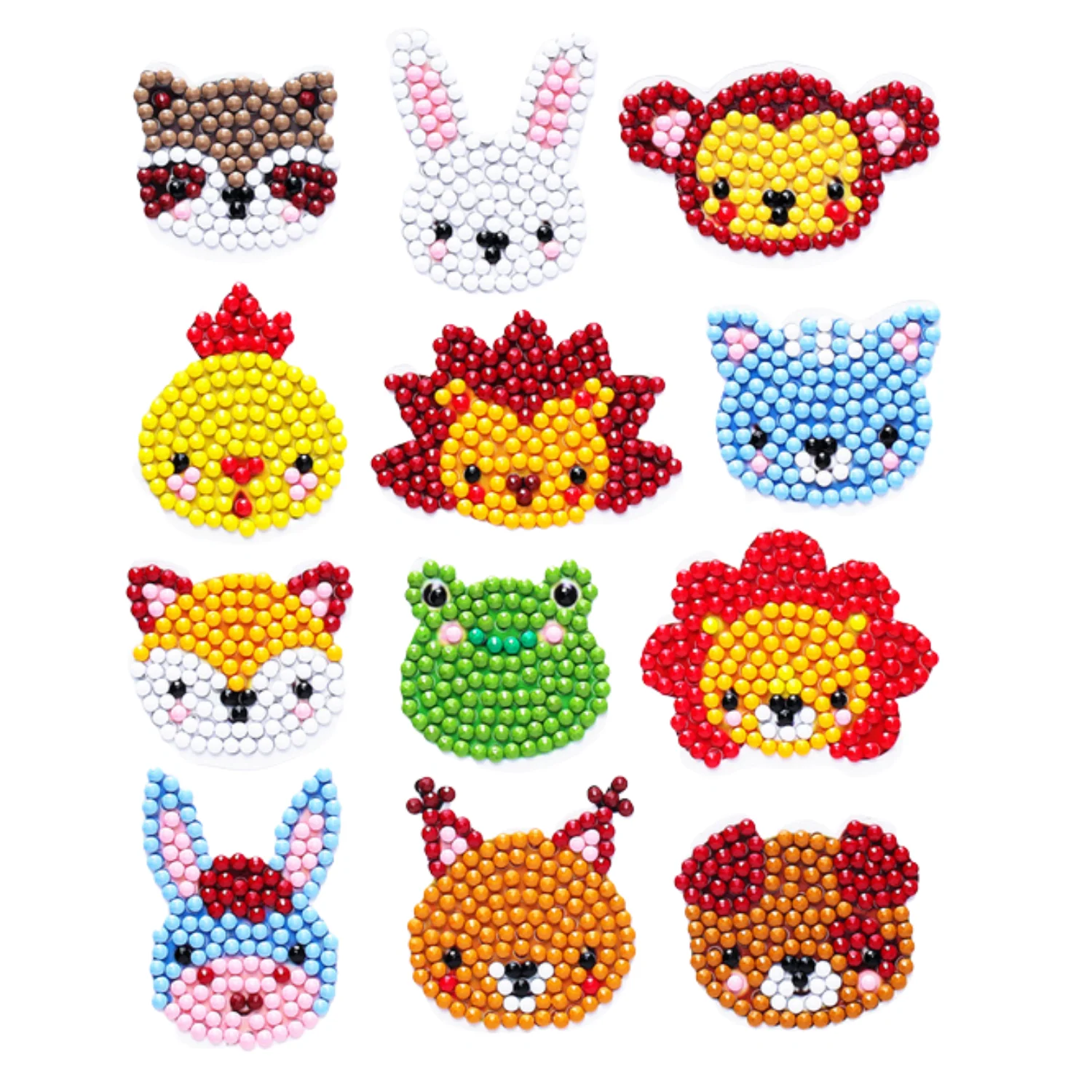 Kit Stickers pintura con diamantes - Animales III - Image 3