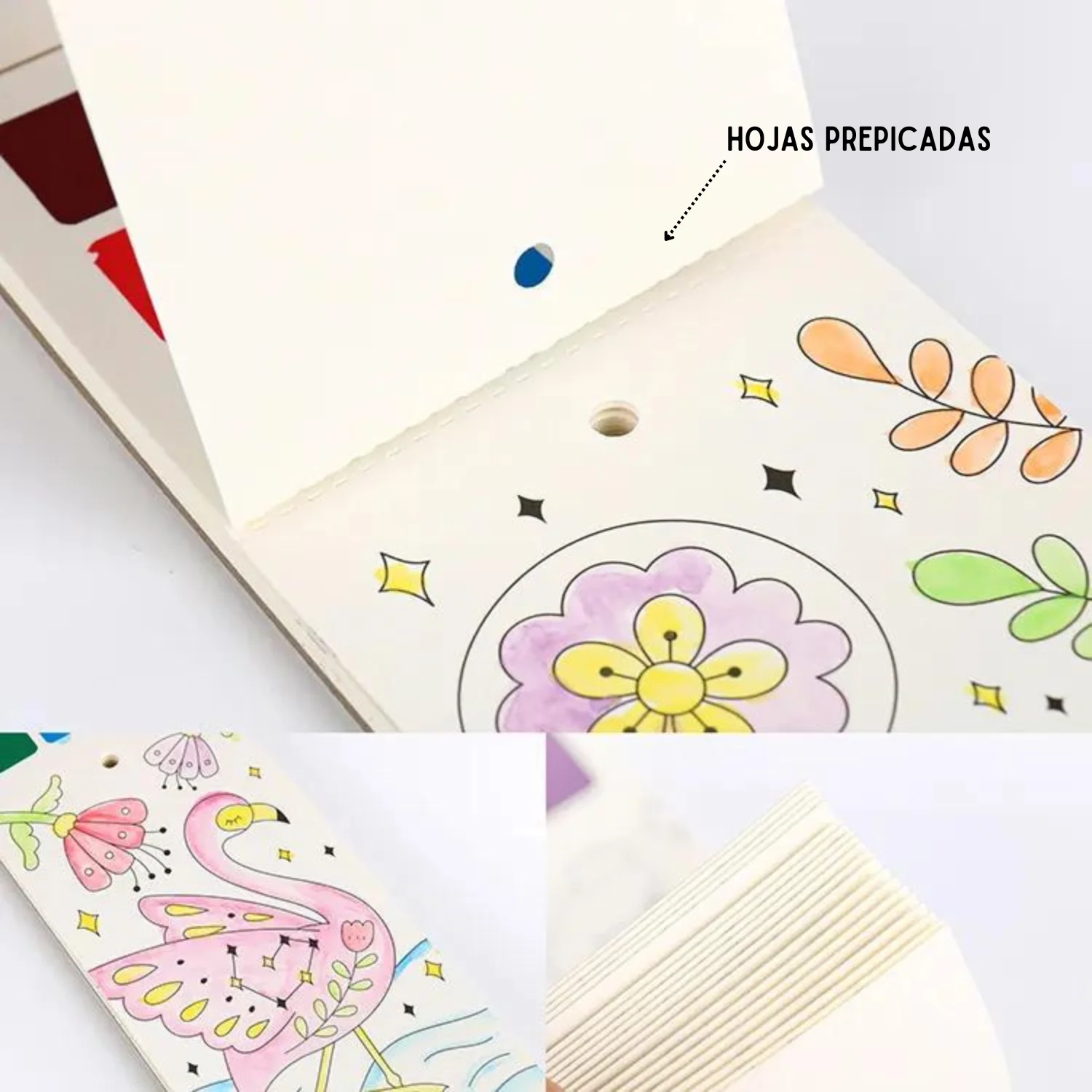 Libro de acuarela para colorear de bolsillo - Princesas - Image 3