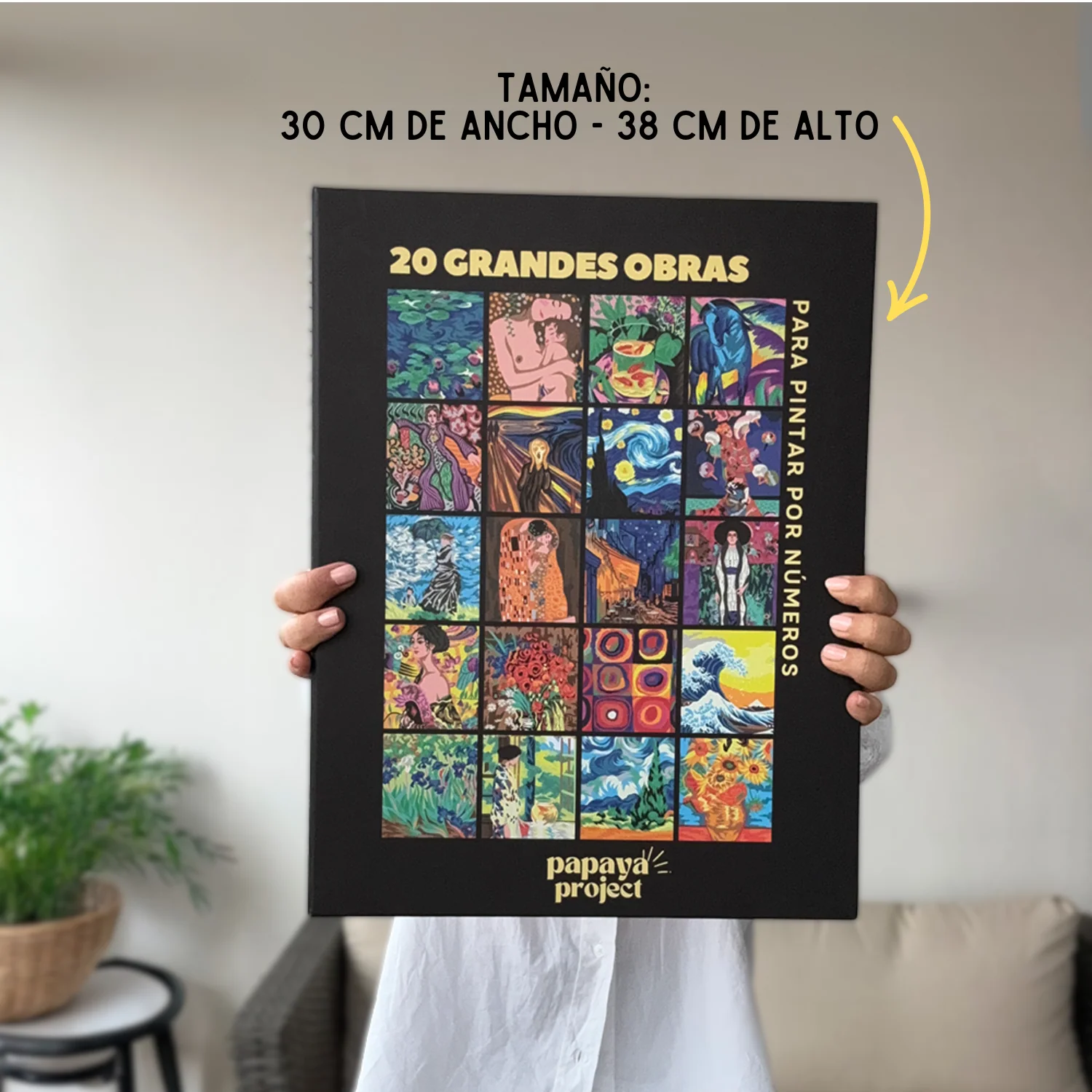 Libro para Colorear - Pintura por números - 20 Grandes Obras - Image 9