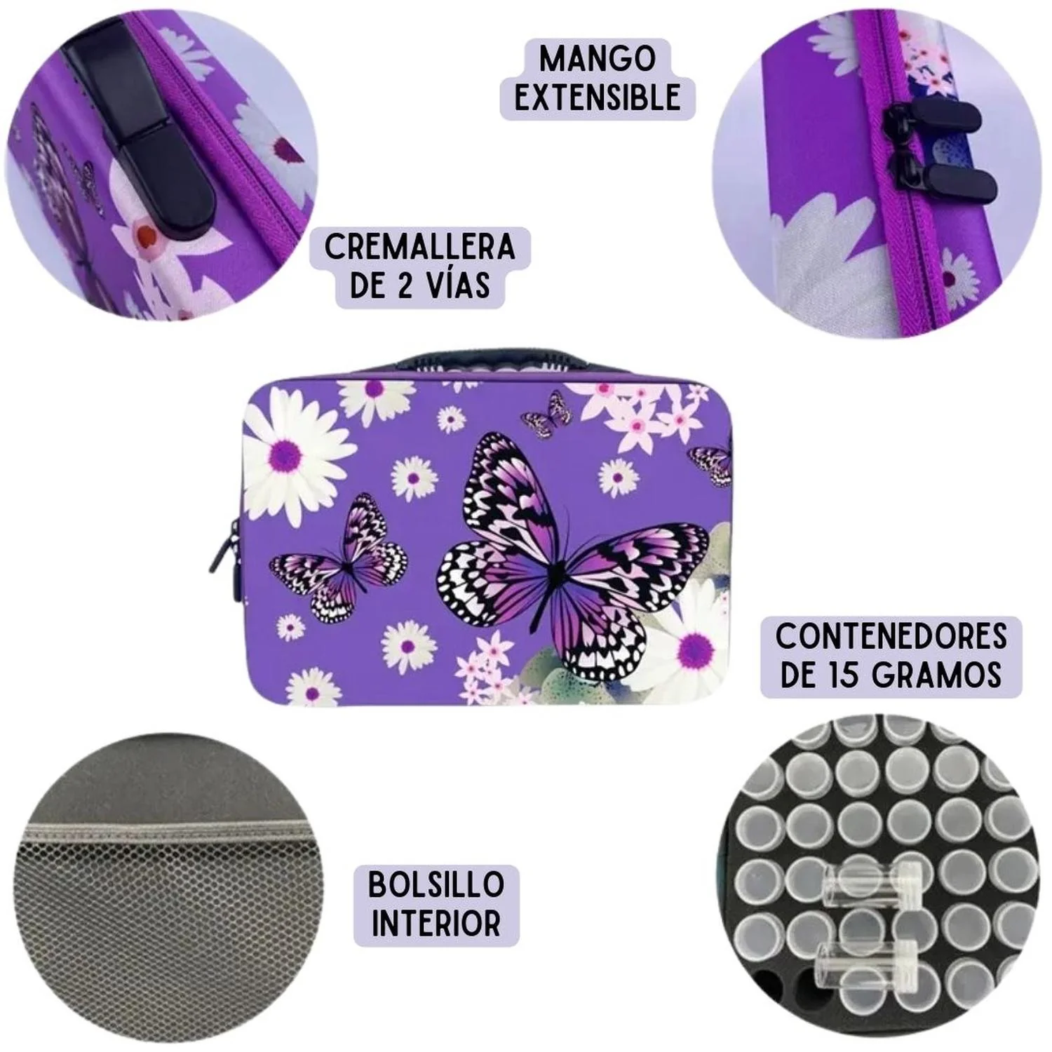 Maleta Diamond Painting 60 piezas + Herramientas - Image 3