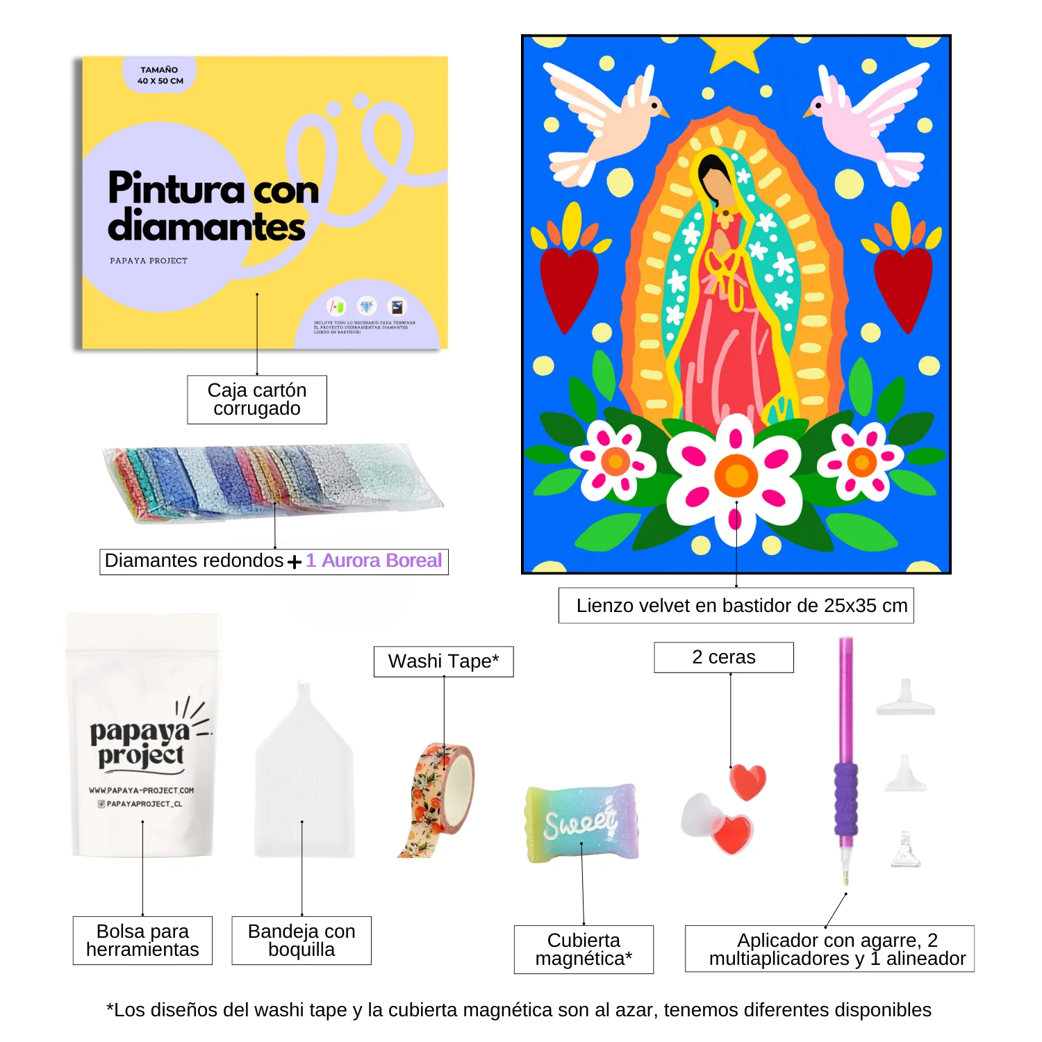 Pinta con diamantes- Virgen Guadalupe - Image 2