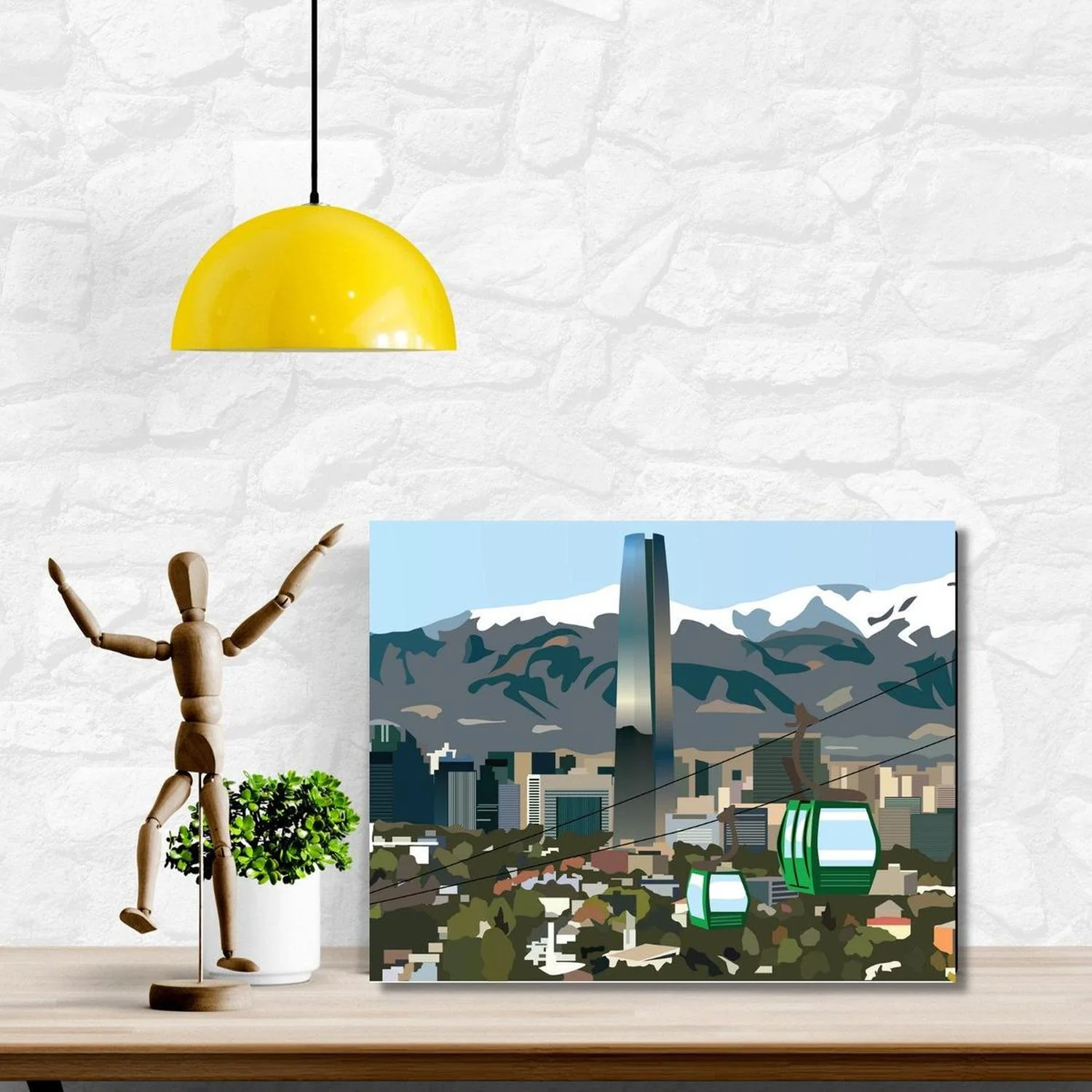 Pintura con números en bastidor 40x50 - Painting by numbers- Santiago - Image 6
