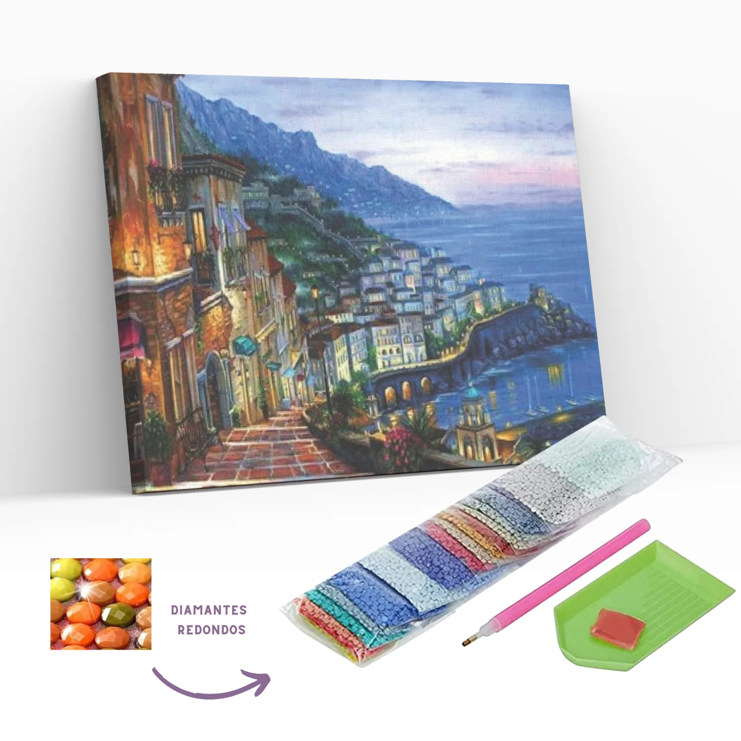 Pintura diamante en bastidor - En bastidor - 40x50 Diamond Painting 26 - Image 3