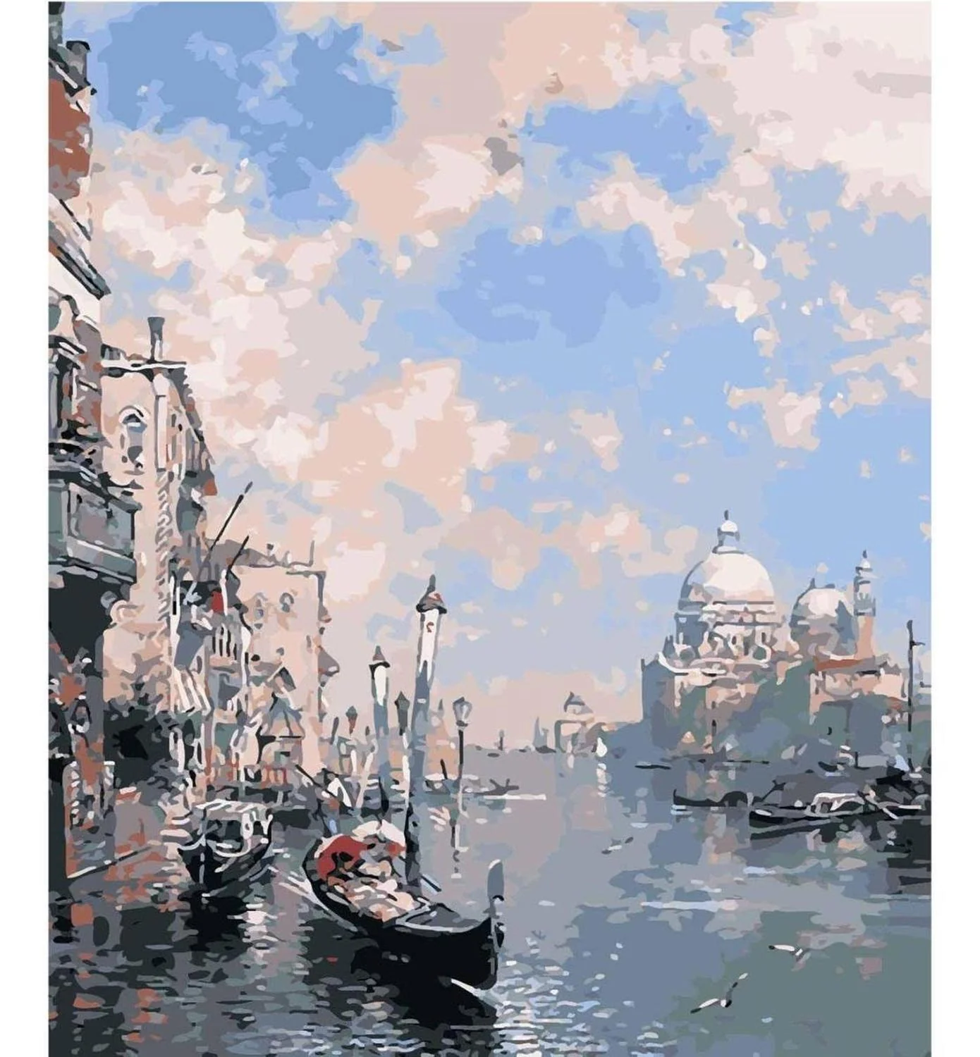 Pintura Por Números Un día en Venecia - En bastidor - Painting By Numbers - Image 4