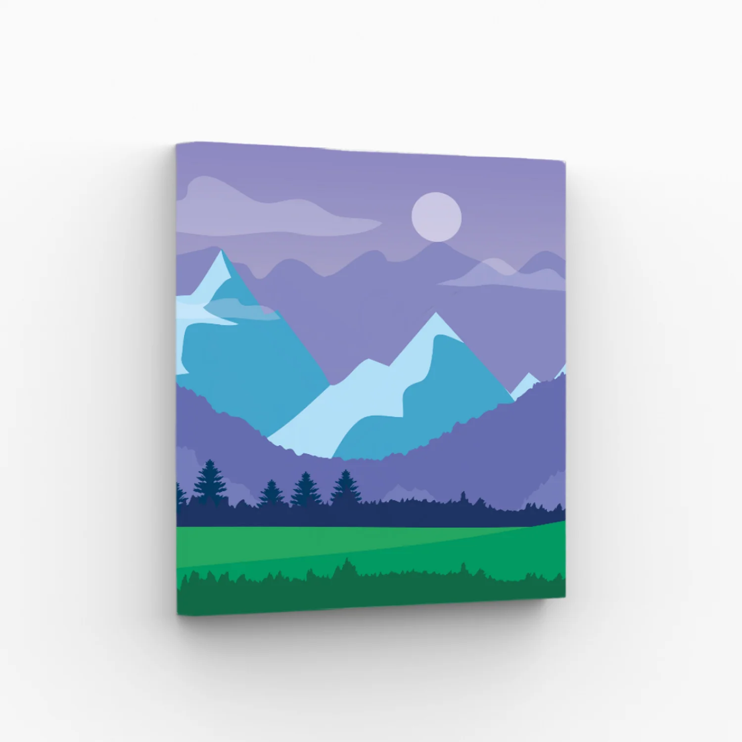 Set Pintura Por Números X3 - Mini Montañas 20x20 - Image 5