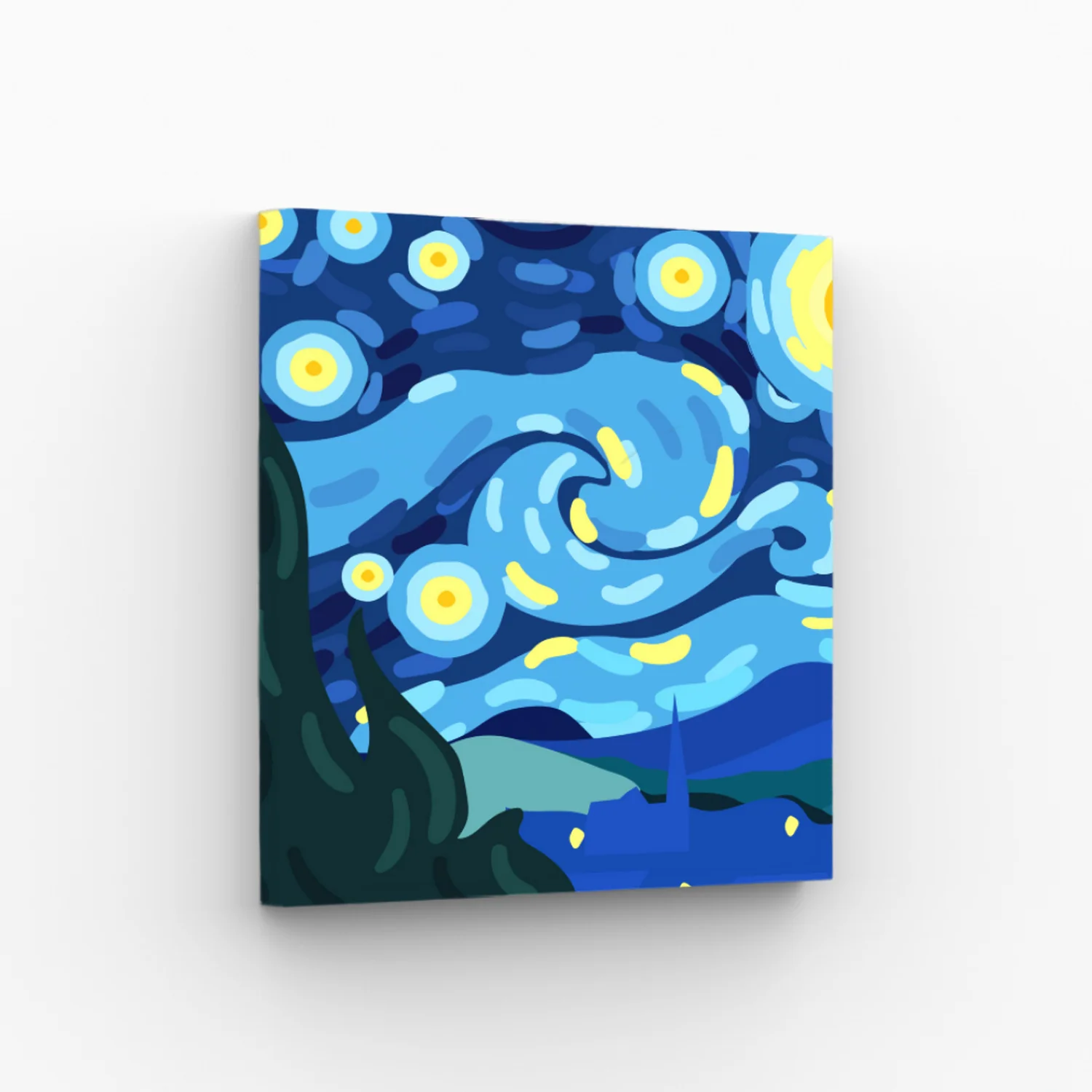 Set Pintura Por Números X3 - Mini Van Gogh 20x20 - Image 3